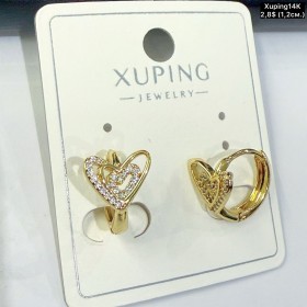 Сережки Xuping14К 10870 (1,2см)